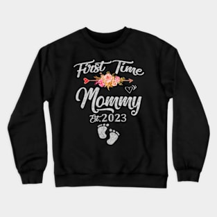 First Time Mommy 2023 Crewneck Sweatshirt